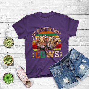 Do Not Pet The Fluffy Cows Funny Yellowstone Bison