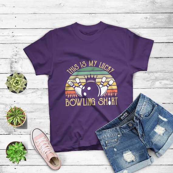 This Is My Lucky Bowling Shirt Funny Cute Bowler Gift This Is My Lucky Bowling Shirt Funny Cute Bowler Gift