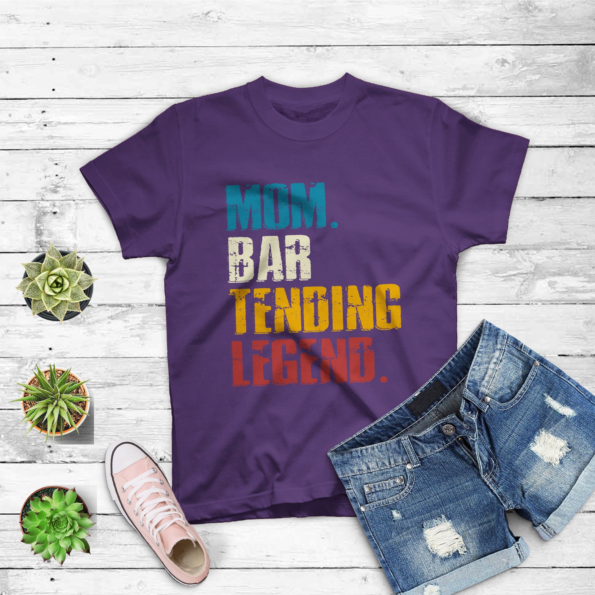 Funny Bartender Shirts Women Bartending Gifts for Mom Premium Etsy UK