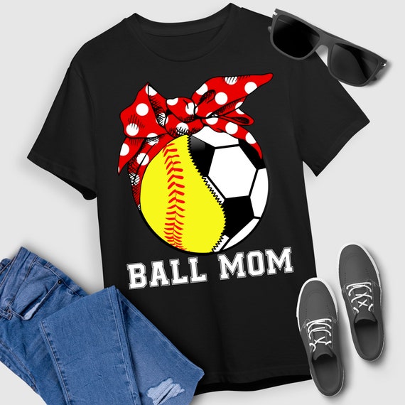 Busy Raising Ballers Soccer Ball T-Shirt Women Busy Raising Ballers Soccer Ball T-Shirt Women