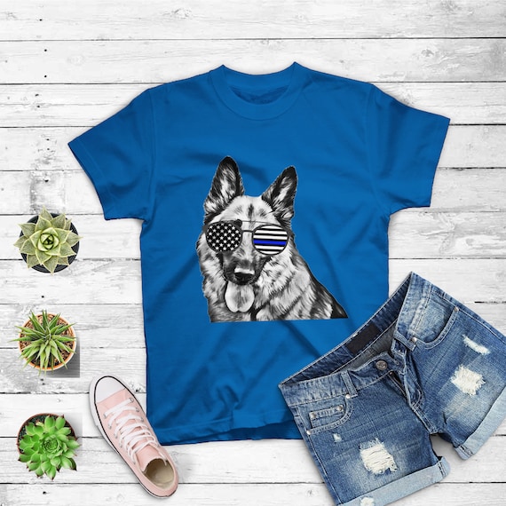 K9 Police Officer Shirt Police Dog Thin Blue Line Gift K9 Police Officer Shirt Police Dog Thin Blue Line Gift