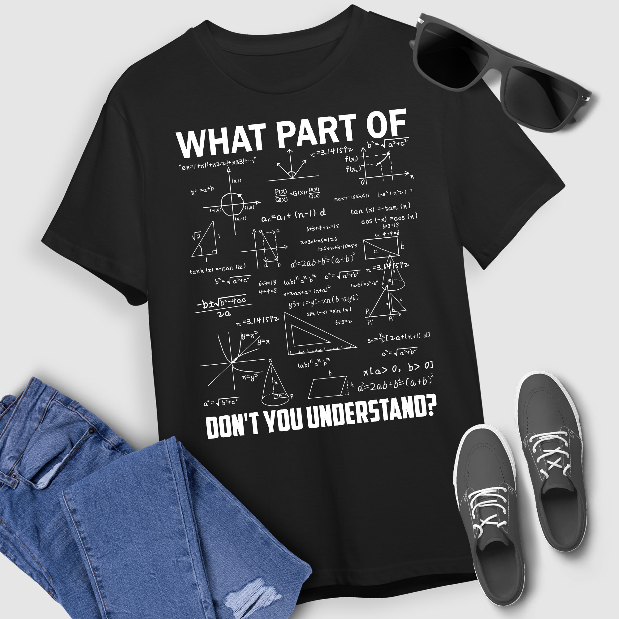 Latostadora Camiseta Manga Corta I Love Maths Para Hombre - Azul