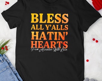 Baseball Lovers Tshirt Baseball Team Fans Love From Houston T-Shirt For Boys Girls Men Women