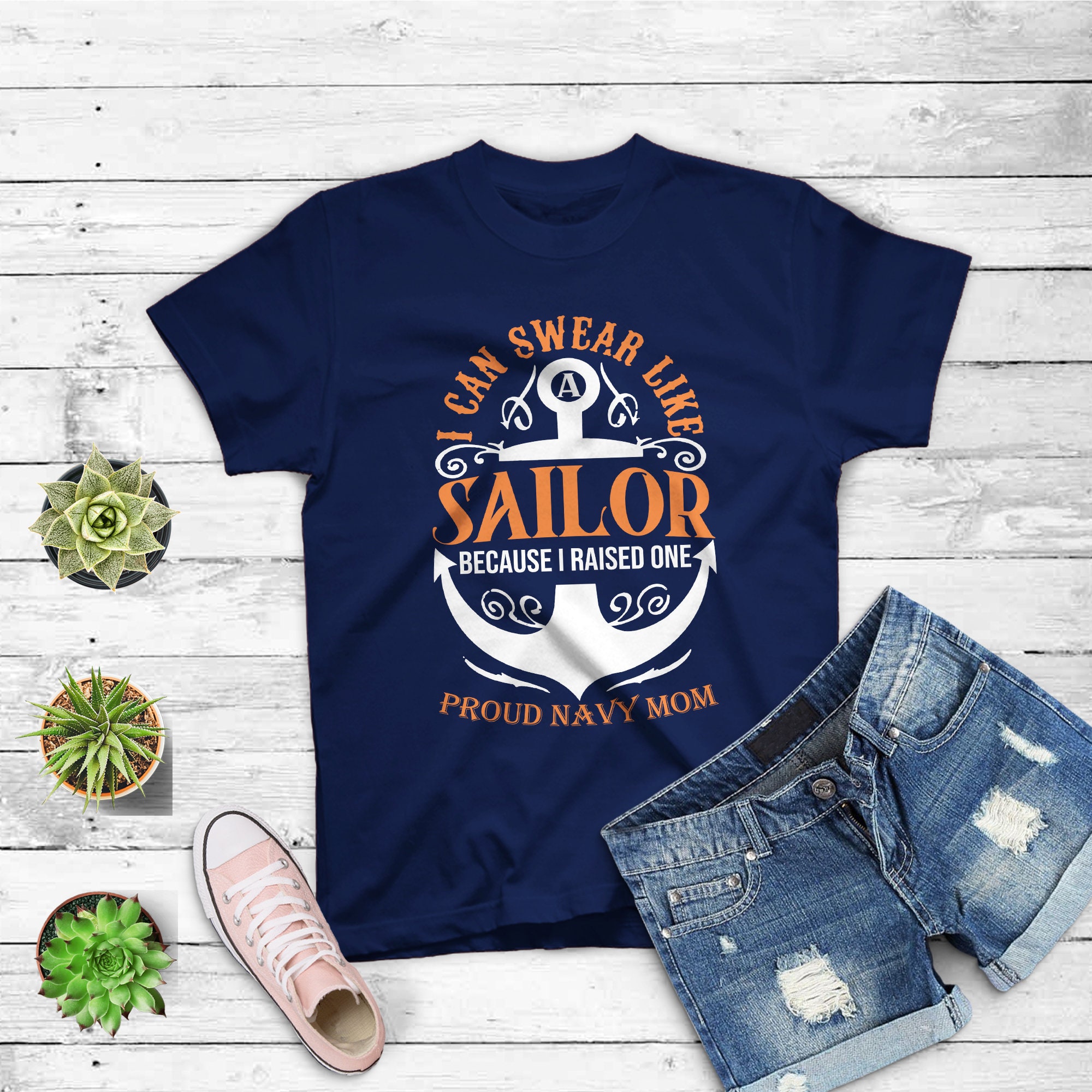 A sailor saluting' Maternity T-Shirt