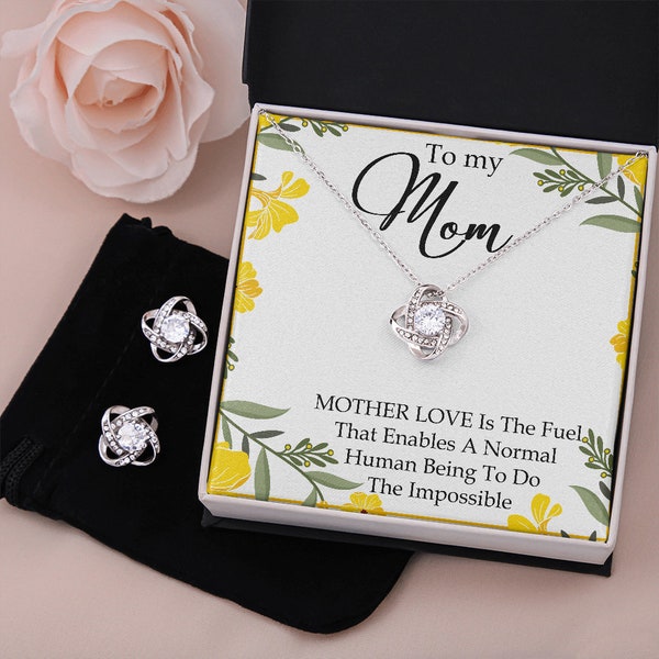 Mom Necklace Mother Love Is The Fuel That Enables A Normal Human Necklace, Mother Day Gift