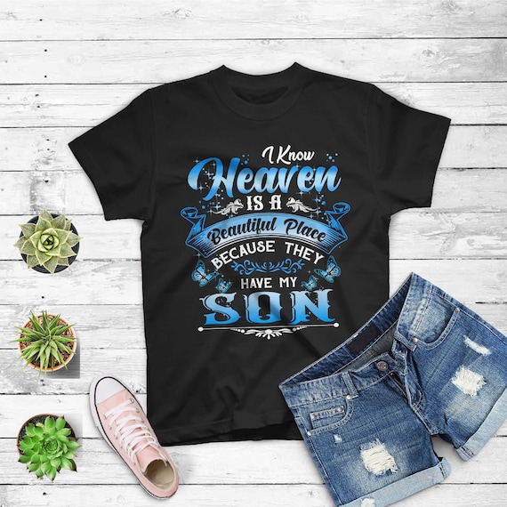 Son Guardian Angel In Heaven T-Shirt - Son T-Shirt Son Guardian Angel In Heaven T-Shirt - Son T-Shirt