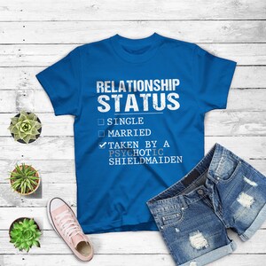 Viking Couple Premium T-Shirt For Boyfriend Or Husband Royal