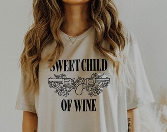 IDcommerce Sweet Child of Wine Nice Glass of Red Wine Mens Womens Unisex Sweatshirt