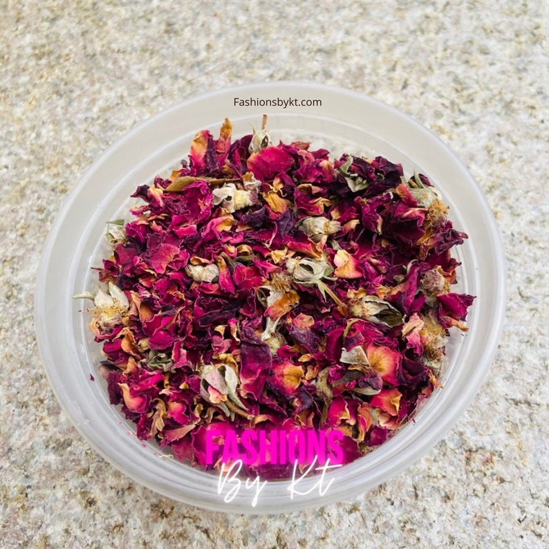 Dried Rose Petals Organic & Edible Etsy