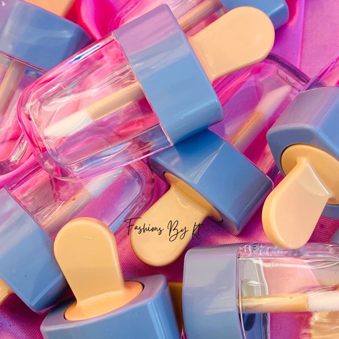 Blue Popsicle Lip Gloss Tubes 8ml Etsy UK