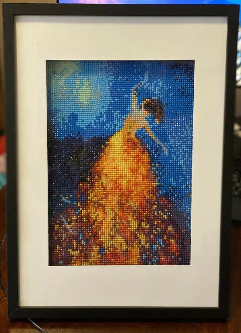5D Diamond Painting Complete Framed 30x40 Ballerina Etsy Australia