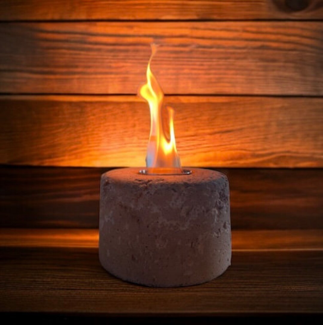 Table Top Fire Pit Natural Stone Fire Pit Etsy