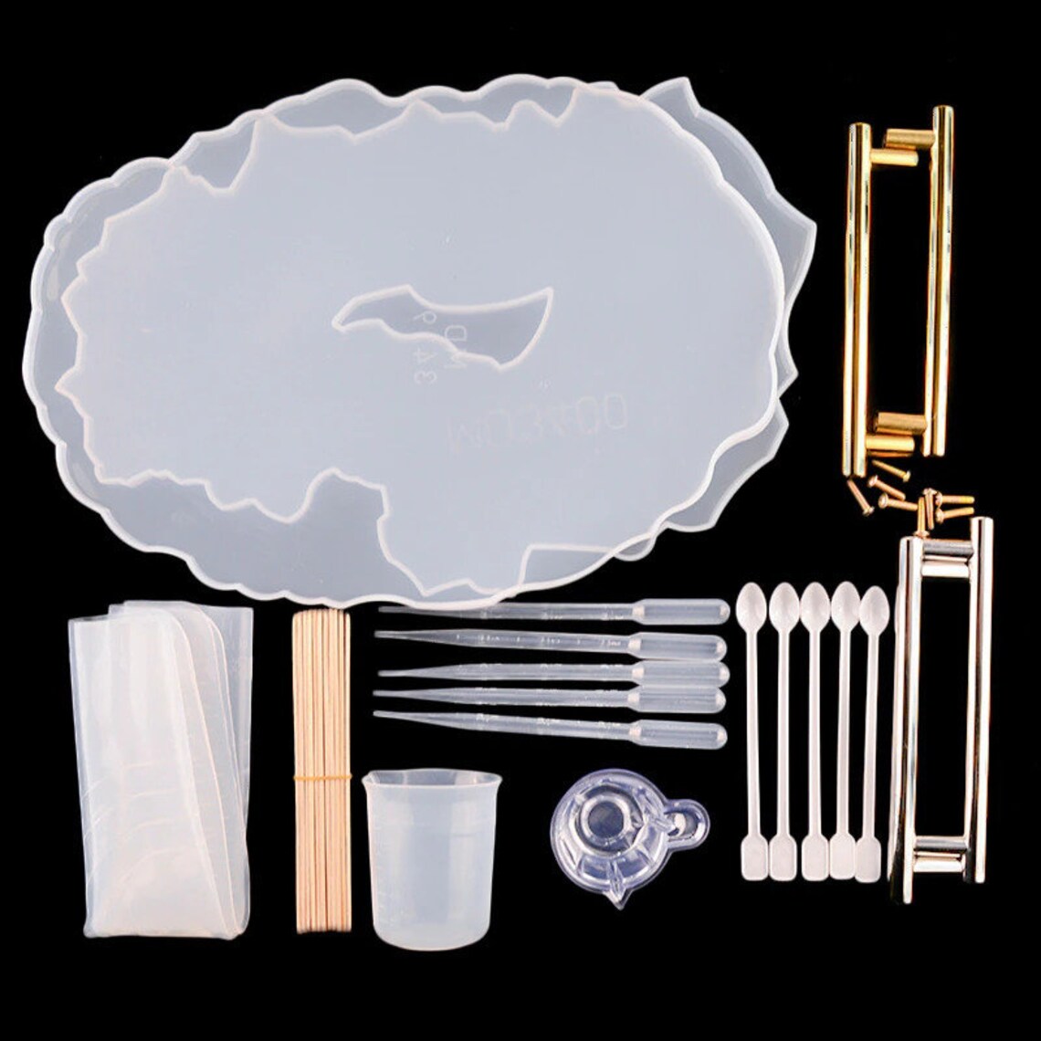 Mixed Style Jewelry Epoxy Resin Tray Mold Kit Set UV Casting Etsy