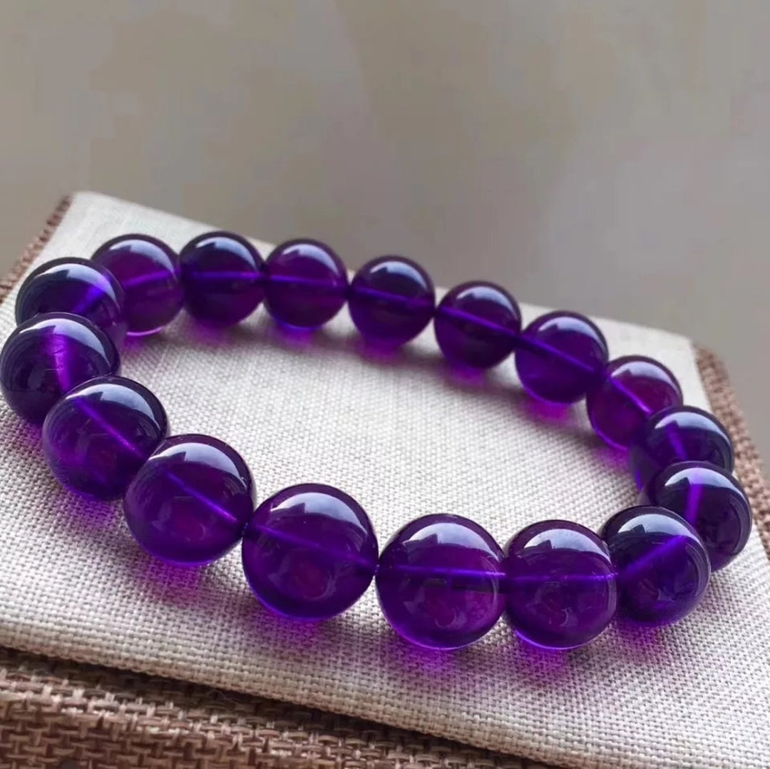 AAAAA Shine Genuine Natural Purple Amethyst Quartz Gemstone - Etsy