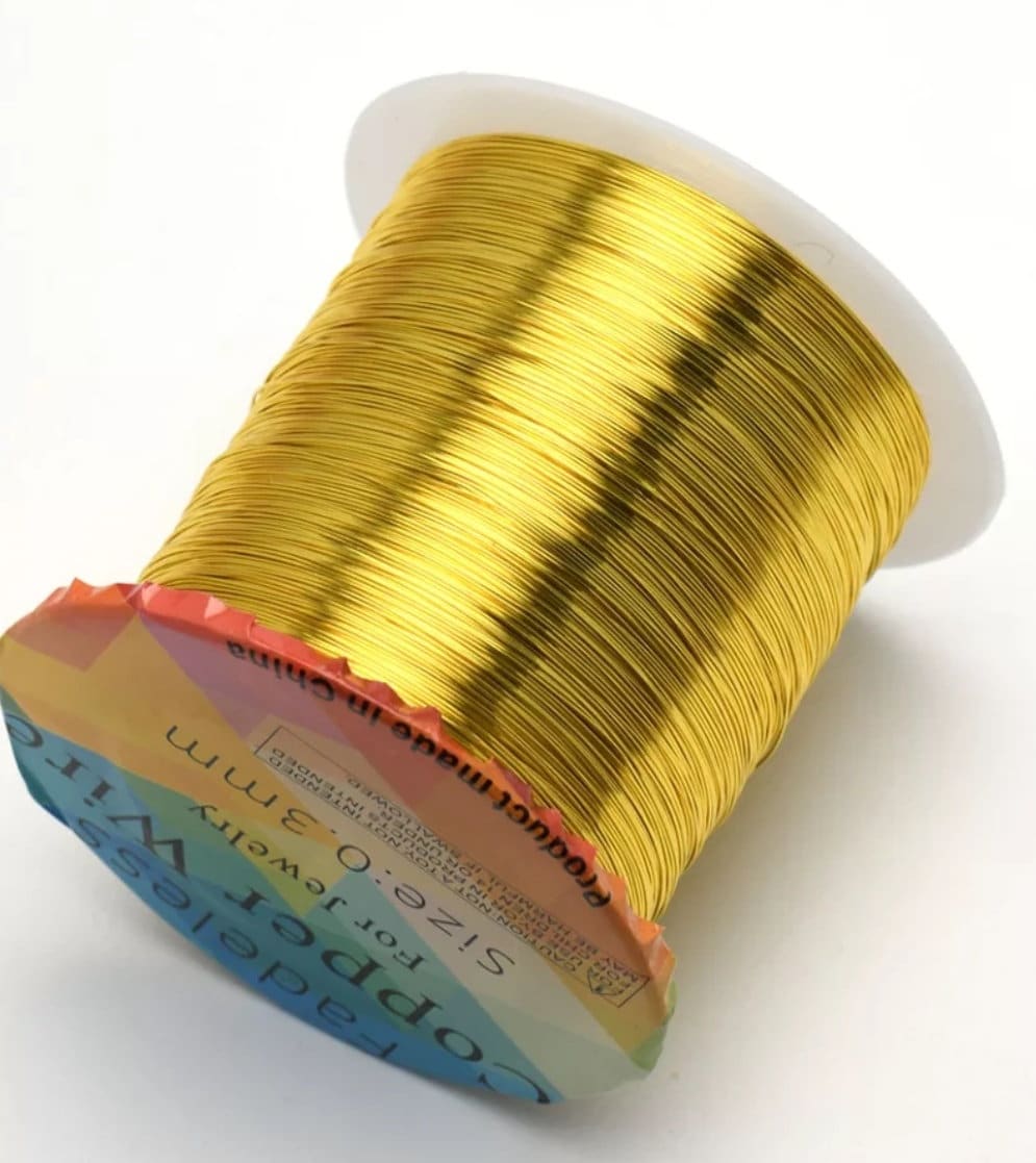 Solid Color fast Copper Wire TarnishResistant Beading Wire Etsy