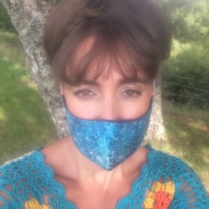 ANSIKTSMASK / återanvändbara / tvättbara / Superior / premium trelagers 100 % bomull handgjord i Storbritannien / vändbara dam/herr/barn / gratis leverans
