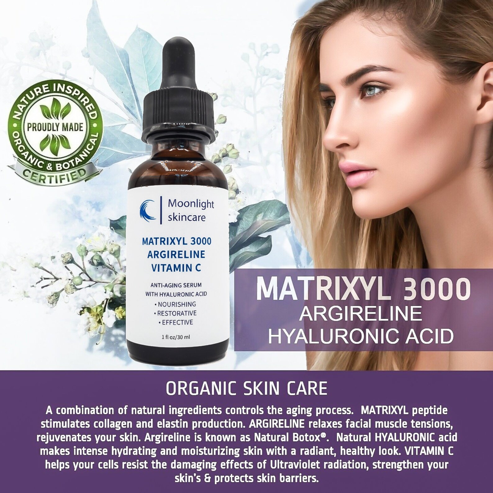 MATRIXYL 3000™ ARGIRELINE™ peptide Vitamin C Serum Etsy