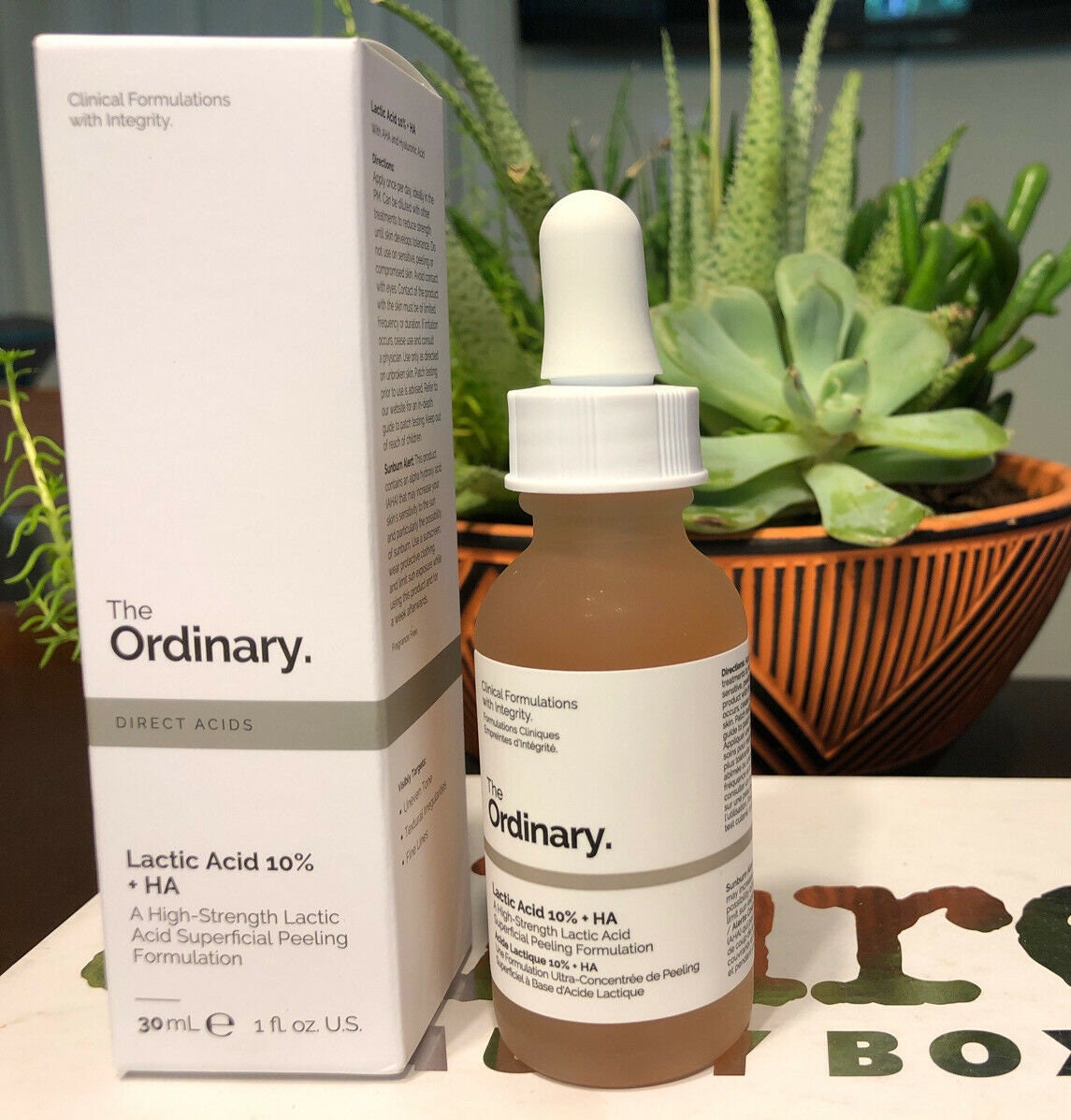 The Ordinary Lactic Acid 10 HA 30mL 1 fl oz. New in Box USA Etsy