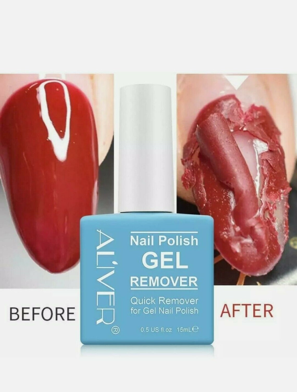 Aliver Burst Magic Acrylic Gel Nail Polish Fast Remover Soak Etsy
