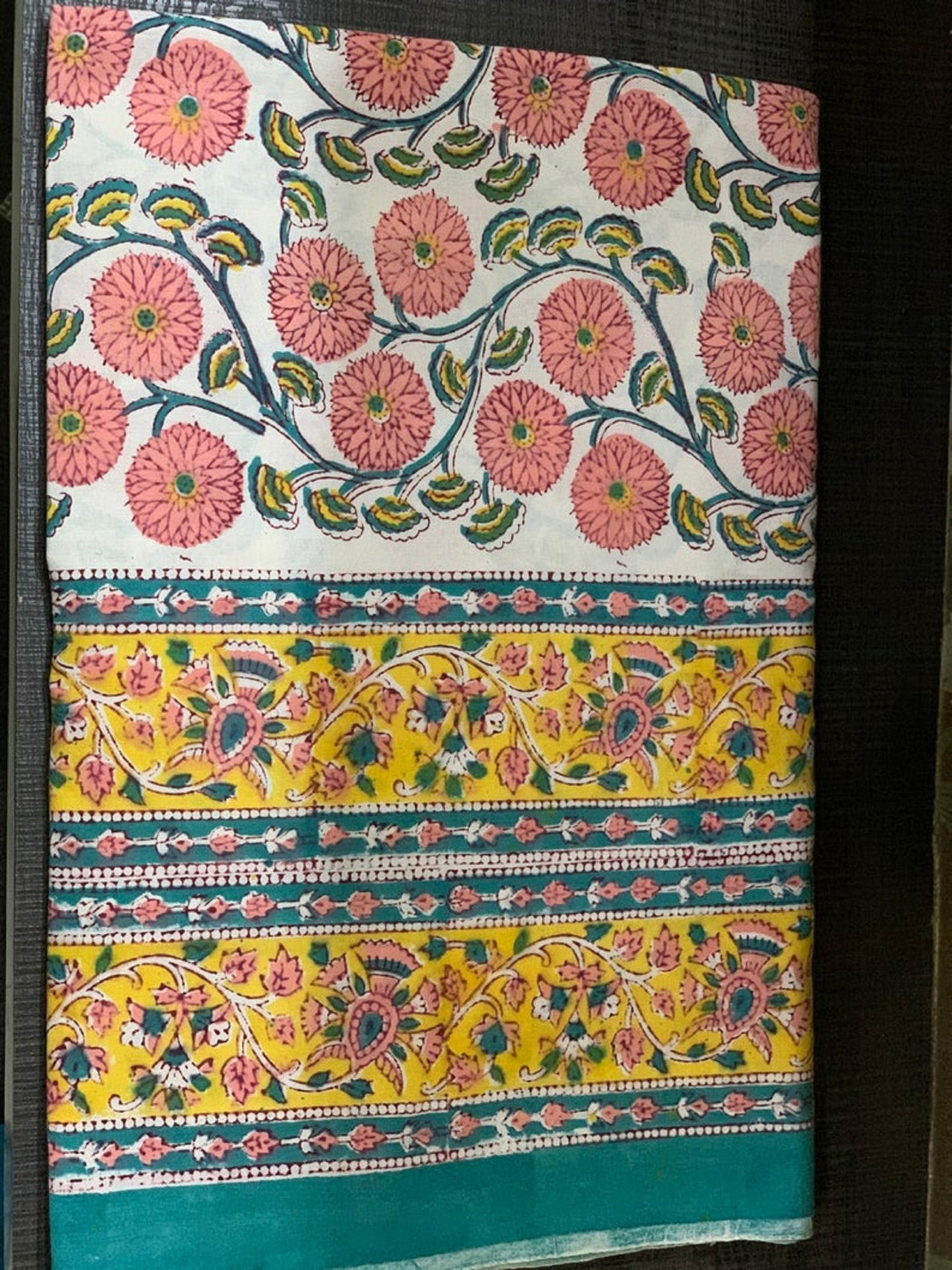 Indian Block Print Duvet Cover on Organic Cotton Comforter Etsy