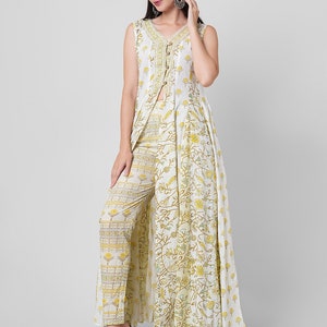 Layard Print Indian Bollywood Handmade Designer 100% Cotton Layard Block Print Kurti ...