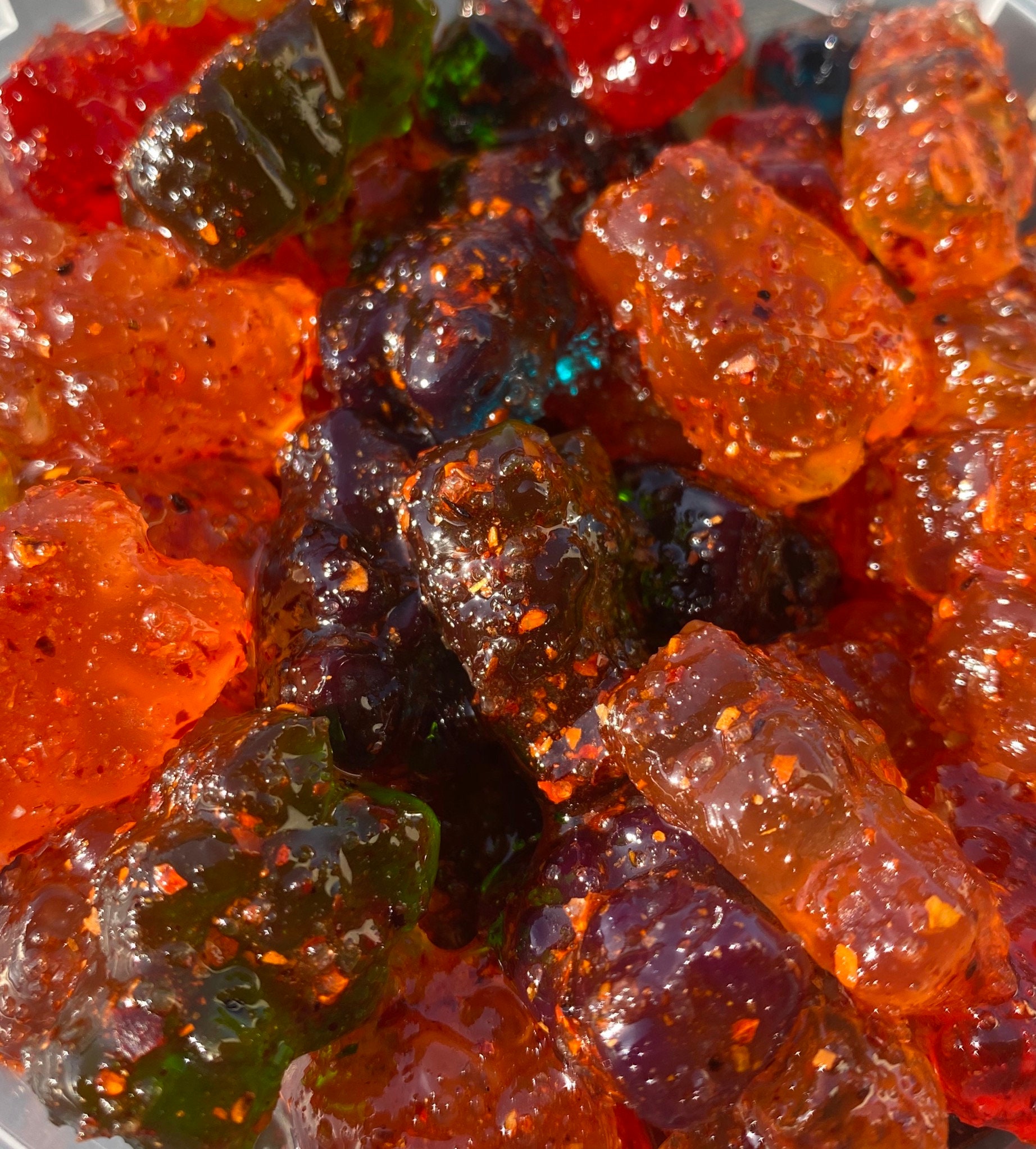 Gummy Bears Enchilados Spicy Gummy Bears Dulces Enchilados Etsy