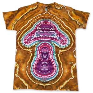 Small | Mushroom Tie Dye T-shirt