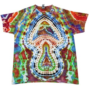 Large | Psychedelic Mushroom Tie Dye T-shirt