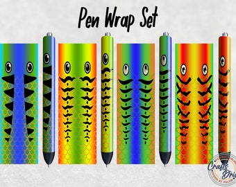 Navy and Blush Pen Wrap File Set