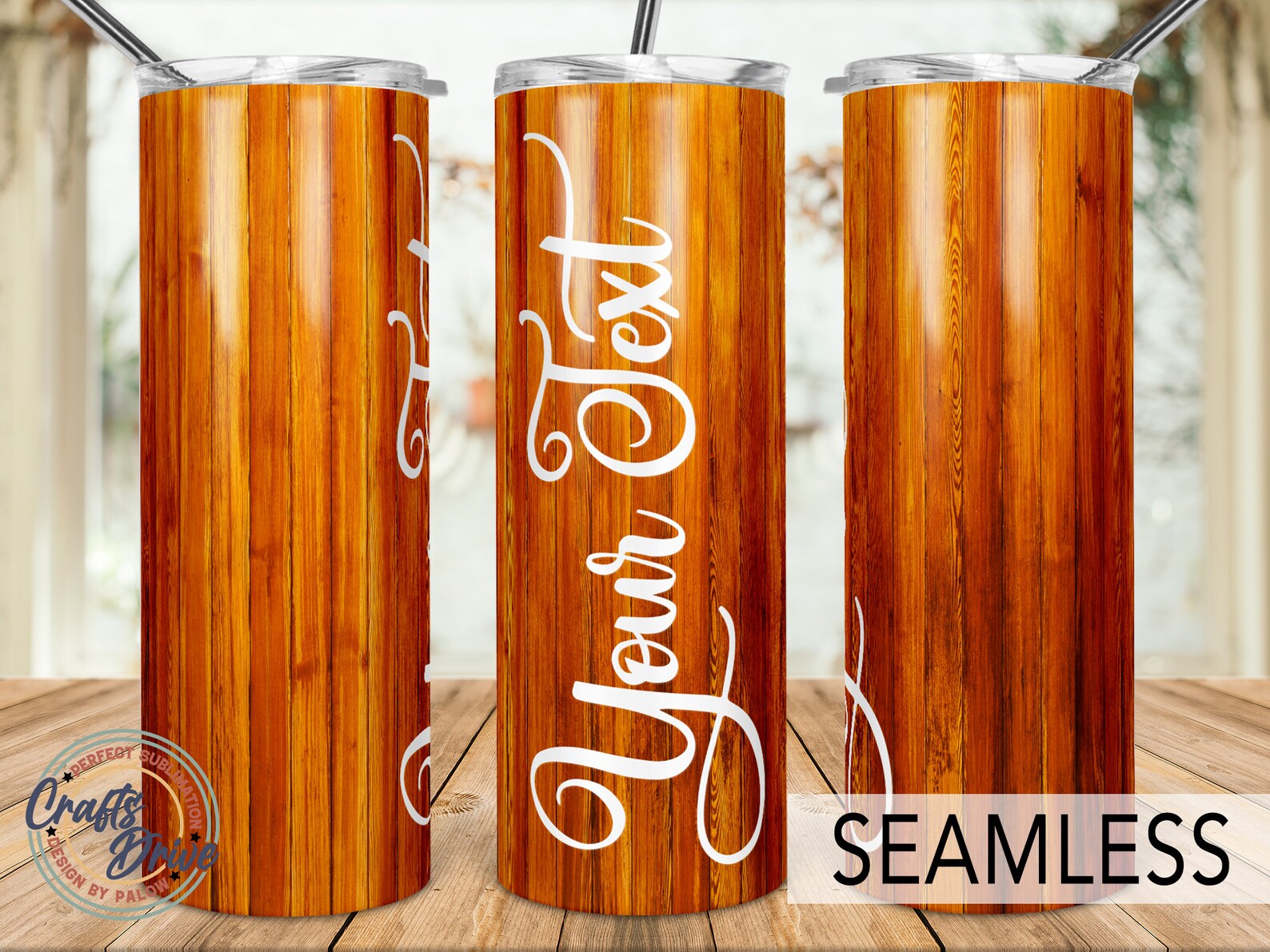 Rustic Wood Grain Tumbler 20oz Skinny Sublimation. Etsy