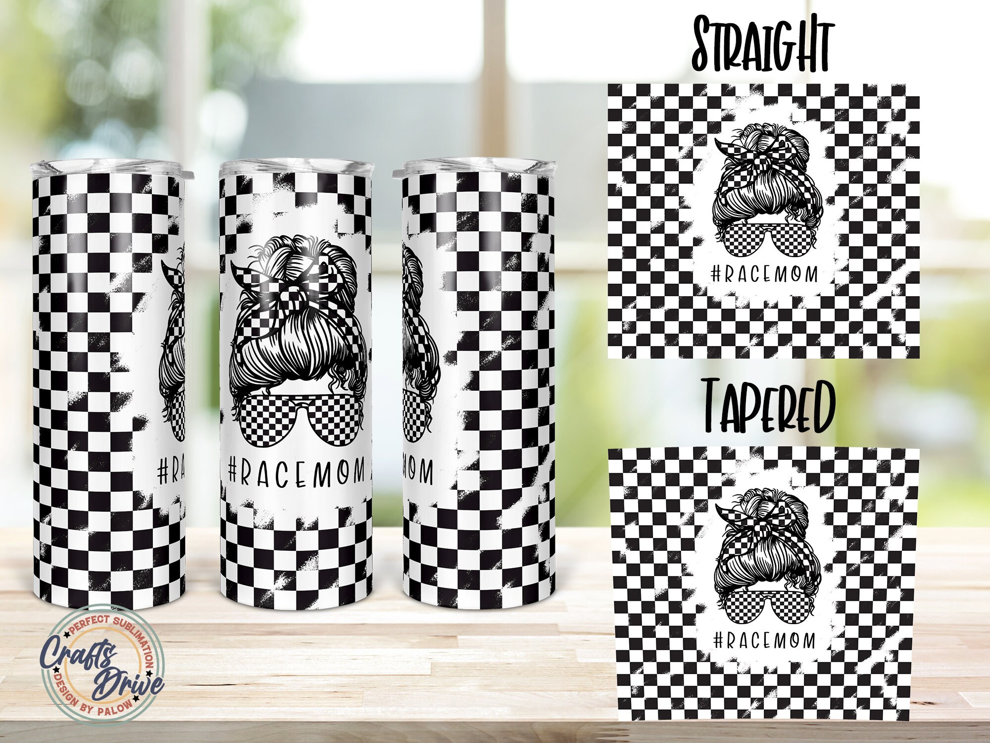 Download Race Mom Tumbler 20oz Skinny Sublimation. | Etsy