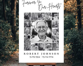Celebration of Life Funeral, Funeral Program template, Funeral Welcome Sign Template, In Loving Memory, Memorial Poster