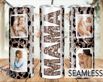 Mama Tumbler, 20oz Skinny Sublimation.