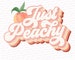 Just Peachy, Retro Png Sublimation 