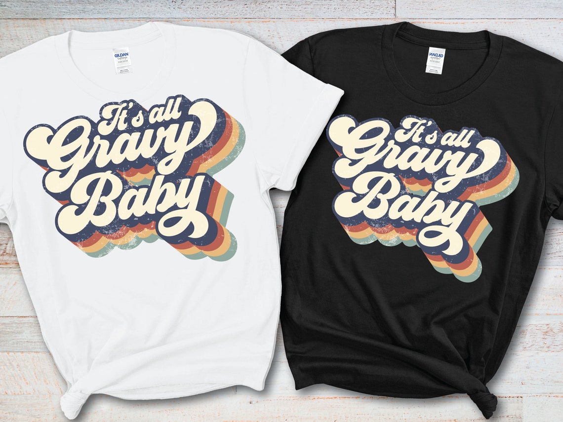 Retro Its All Gravy Baby Png Vintage Thanksgiving Etsy