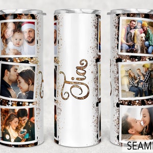 TIA gepersonaliseerde frame tumbler, 20oz skinny sublimatie.