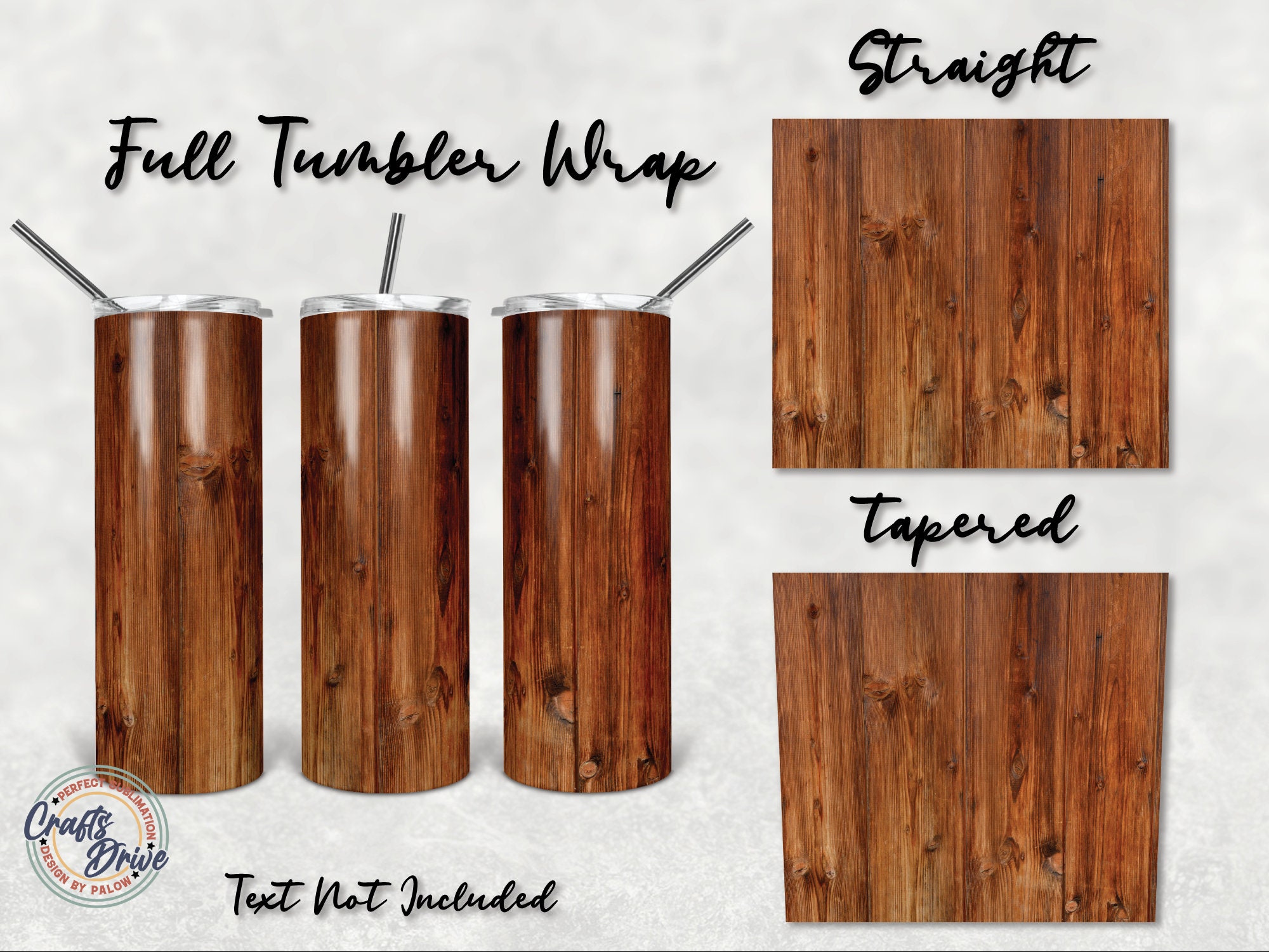 Rustic Wood Grain Tumbler Png Sublimation 20oz Seamless Etsy