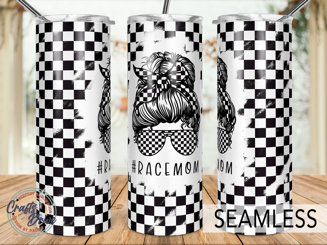 Download Race Mom Tumbler 20oz Skinny Sublimation. | Etsy