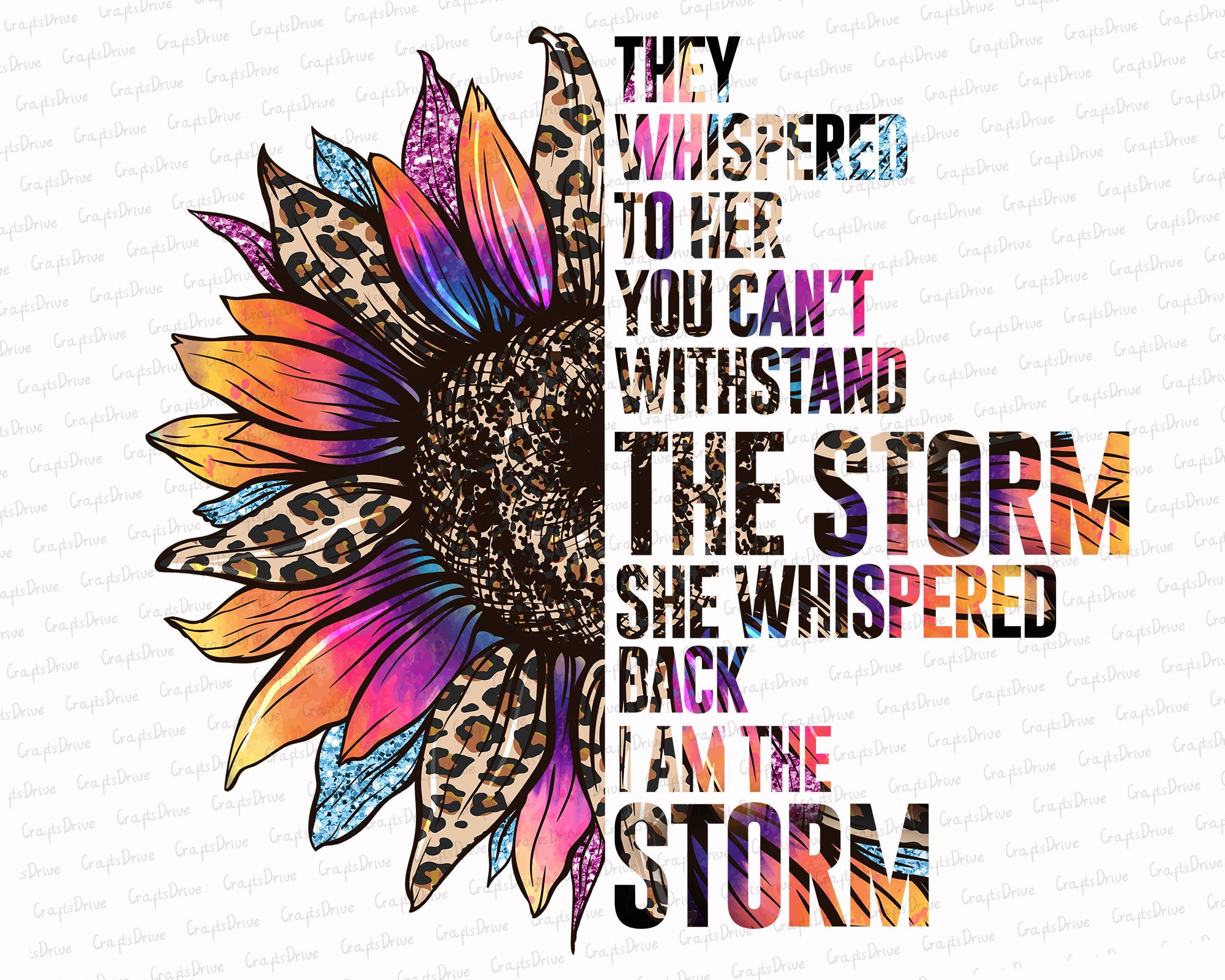 They Whispered to Her You Cannot Withstand the Storm Back She Etsy