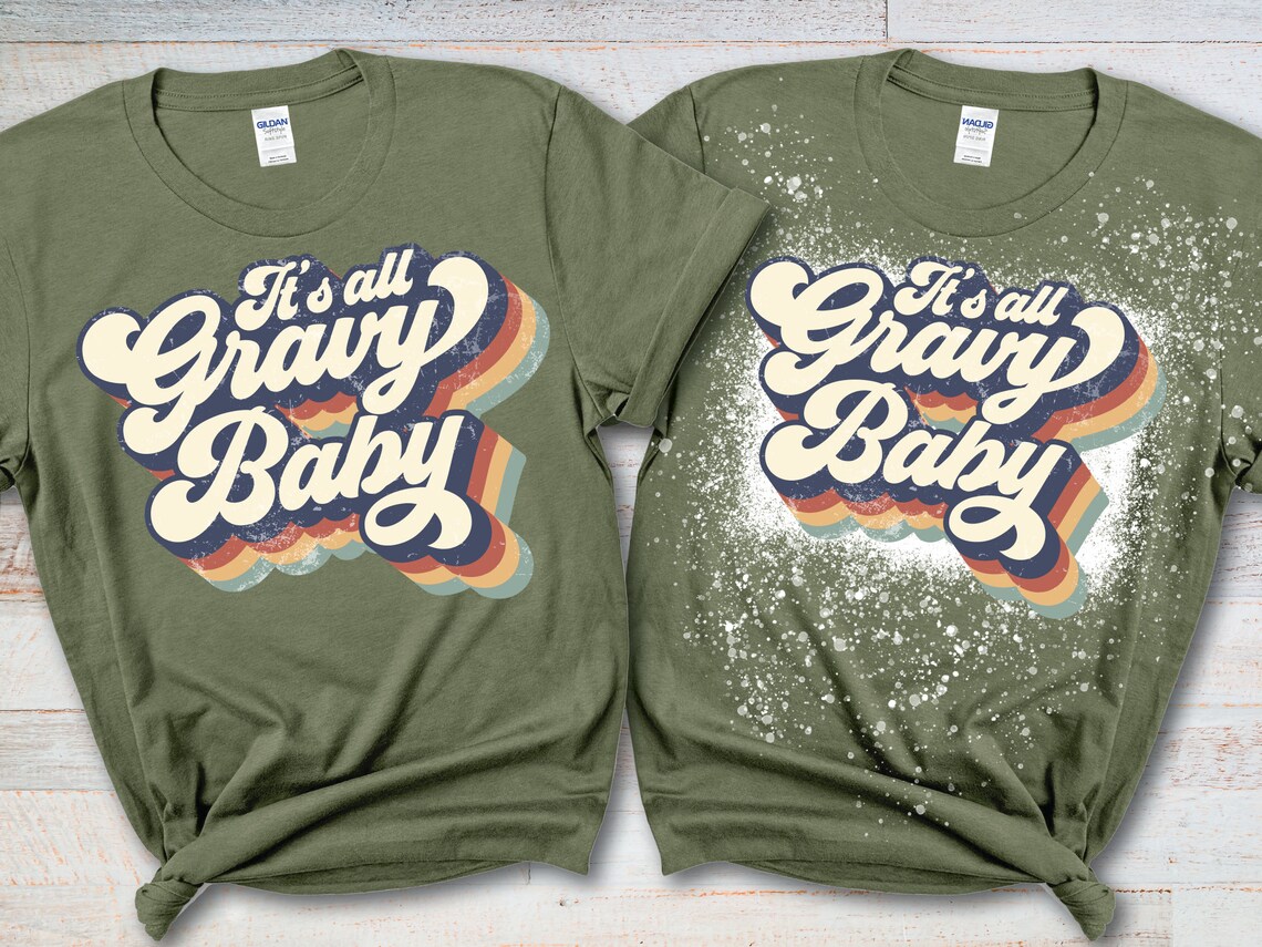 Retro Its All Gravy Baby Png Vintage Thanksgiving Etsy