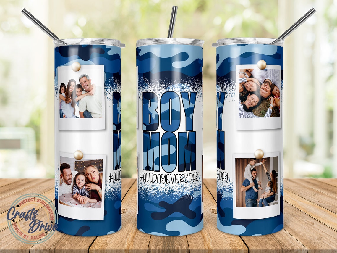 Boy Mom Tumbler 20oz Skinny Sublimation. Etsy