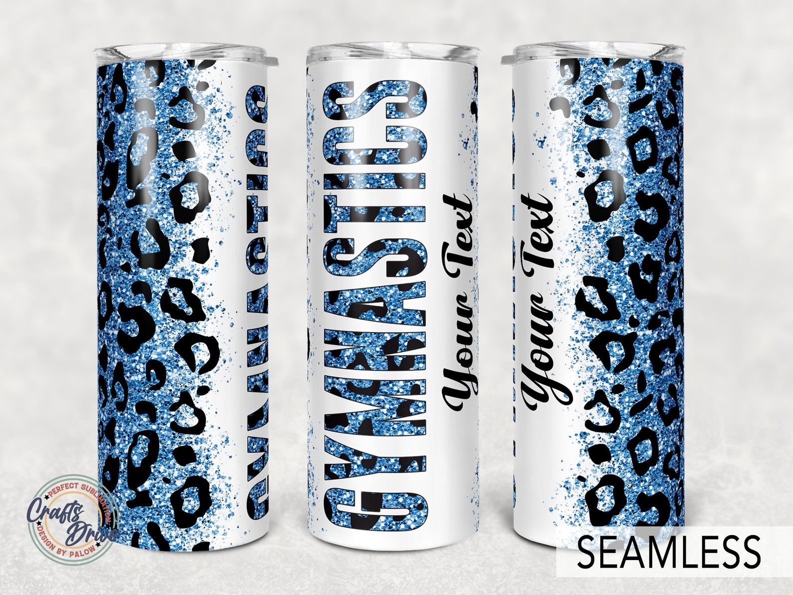 Gymnastic Tumbler Gymnastics Glitter Leopard Print 20oz Etsy