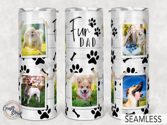 An Incredible Fur Dad - Personalized Custom 3D Inflated Effect Tumbler