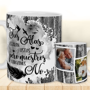 Tasse commémorative, Tus Alas estaban listas pero nuestros corazones no estabant, 11 oz