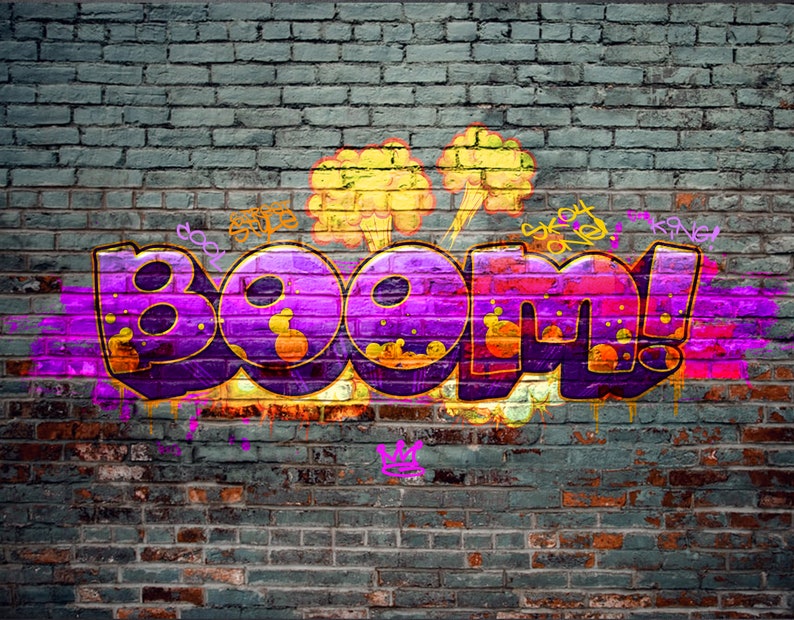 Digital Download, Personalized Graffiti Name Print, Graffiti Graphic