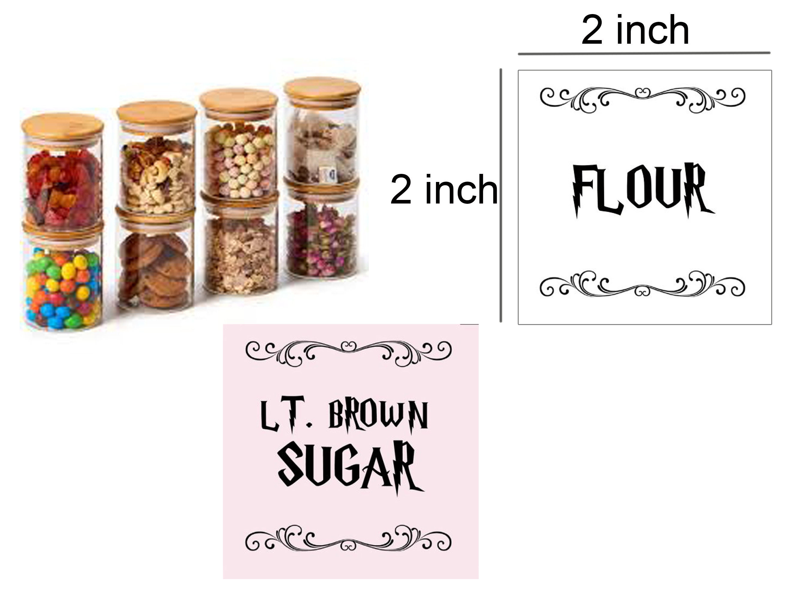 30 Pantry labels digital download Pantry Organization Food Etsy