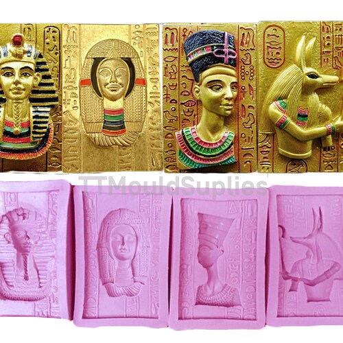 Egyptian Pharaoh Queen Silicone Mold Middle East and Africa Etsy