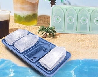 Sailboat Ice Ball Ice Compartment Silicone Mould Large Home Ice Compartment Ice Box Mould