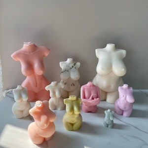 Female Swimwear Body Candle Silicone Mold,  Fatty Women Gypsum Mold, Body Art Ornament Mold