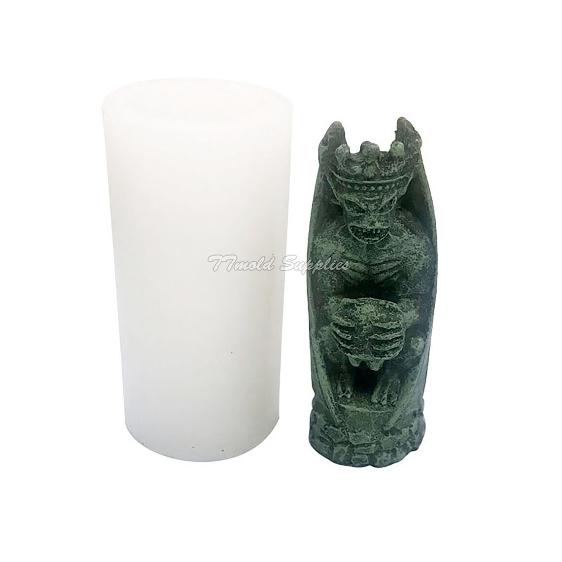 Halloween Demon Devil Candle Mold Bat Monster Candle Silicone Etsy